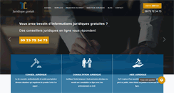 Desktop Screenshot of juridique-gratuit.com